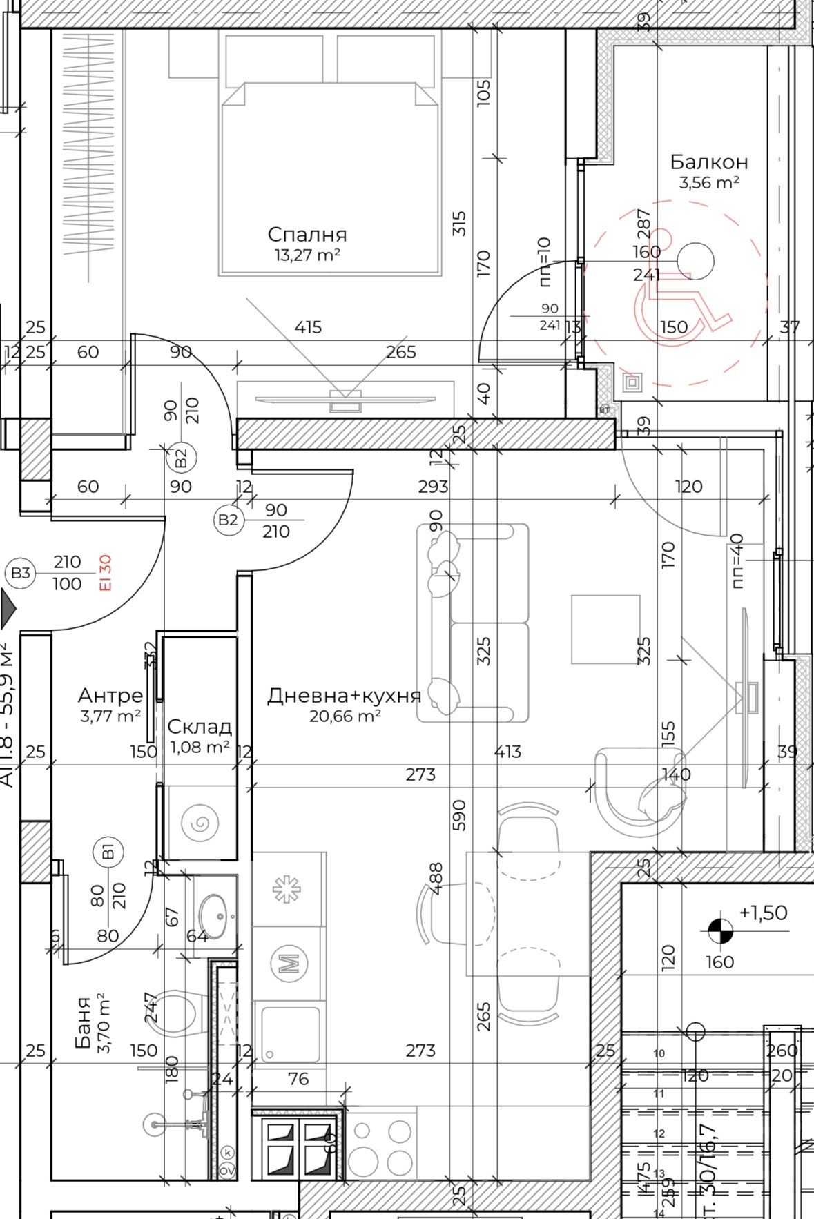 Продава 2-СТАЕН, гр. София, Люлин 9
