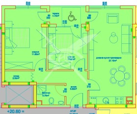 Продава 3-стаен град Бургас Изгрев - [1] 