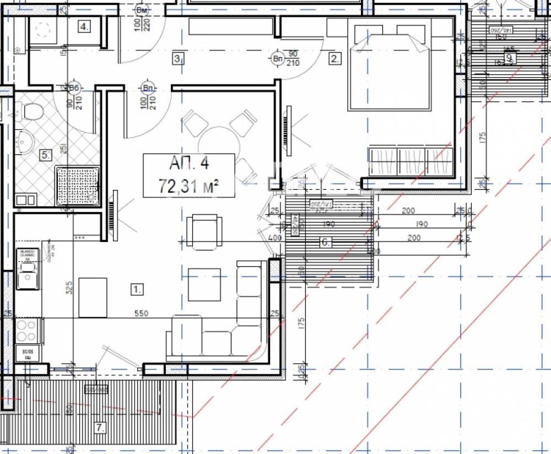 En venta  1 dormitorio Sofia , Mladost 4 , 84 metros cuadrados | 93928202 - imagen [4]