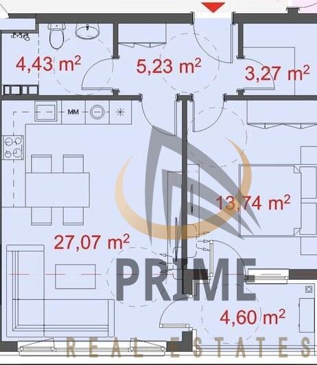 À venda  1 quarto Burgas , Slaveikov , 79 m² | 16719539