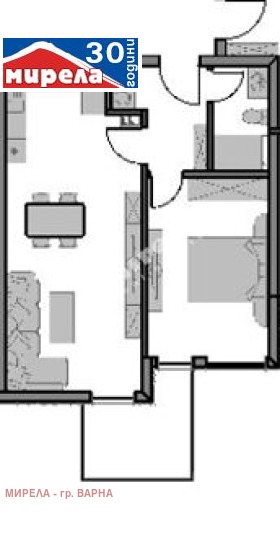 À venda  1 quarto Varna , Kaisieva gradina , 73 m² | 66248549 - imagem [3]