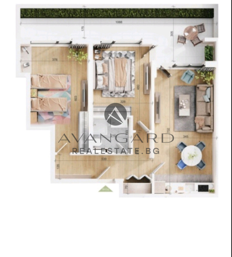 На продаж  2 спальні Пловдив , Тракия , 102 кв.м | 17065402