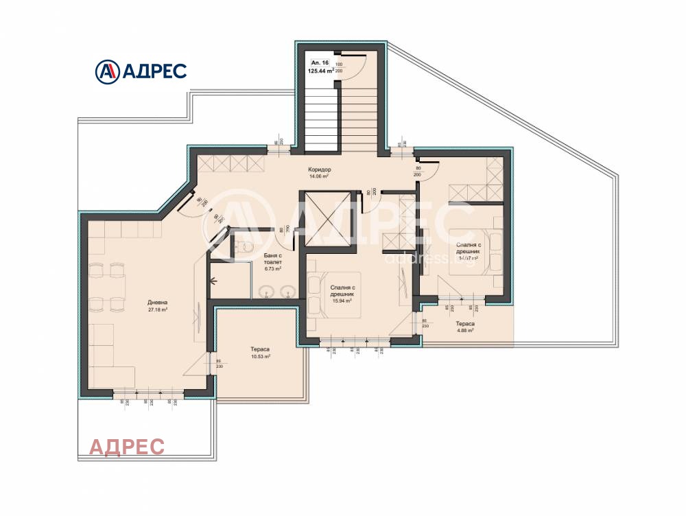Продава 3-СТАЕН, гр. Варна, Аспарухово, снимка 2 - Апартаменти - 54564700