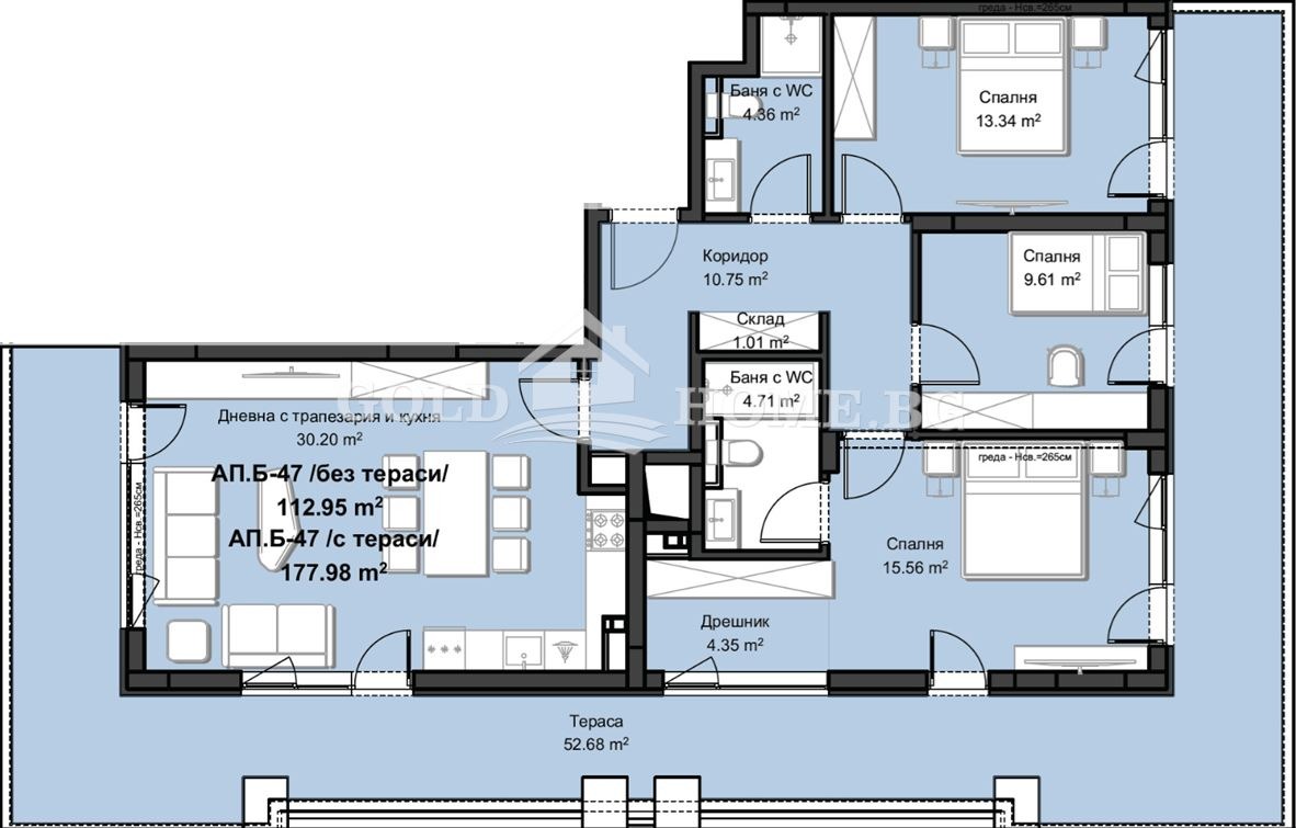Продава 4-СТАЕН, гр. Пловдив, Христо Смирненски, снимка 3 - Апартаменти - 55801259