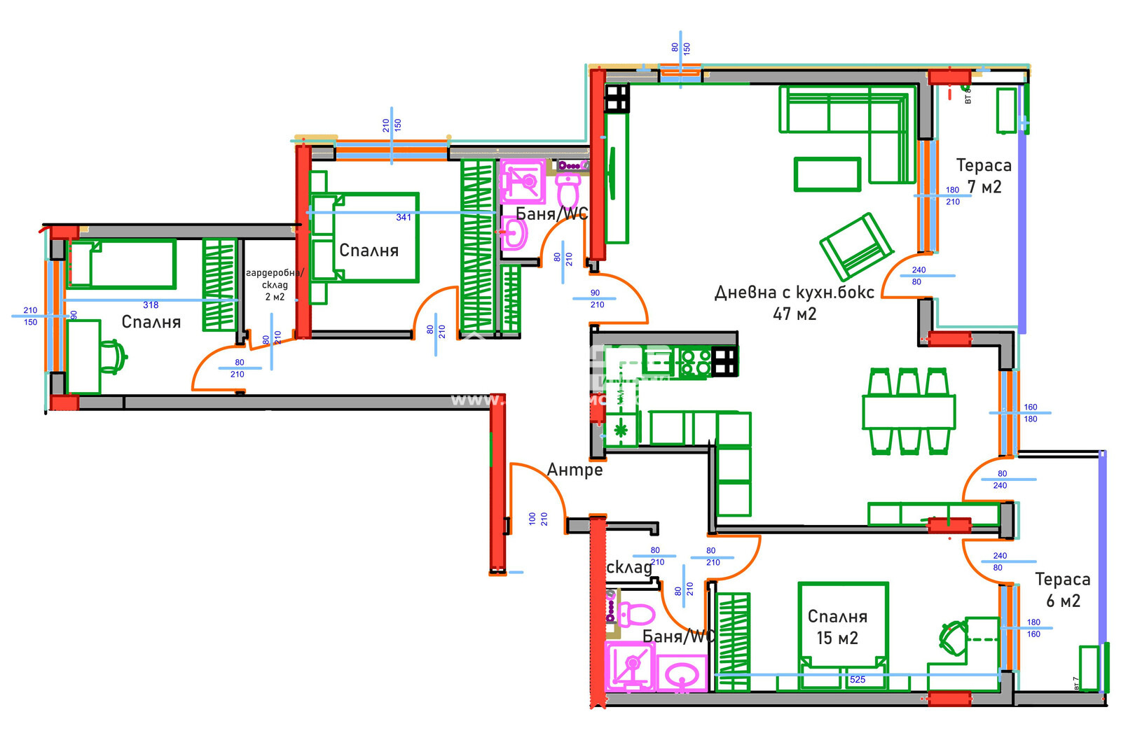 Продава МНОГОСТАЕН, гр. Пловдив, Кършияка, снимка 2 - Апартаменти - 49165959