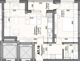 1 dormitorio Karshiyaka, Plovdiv 4