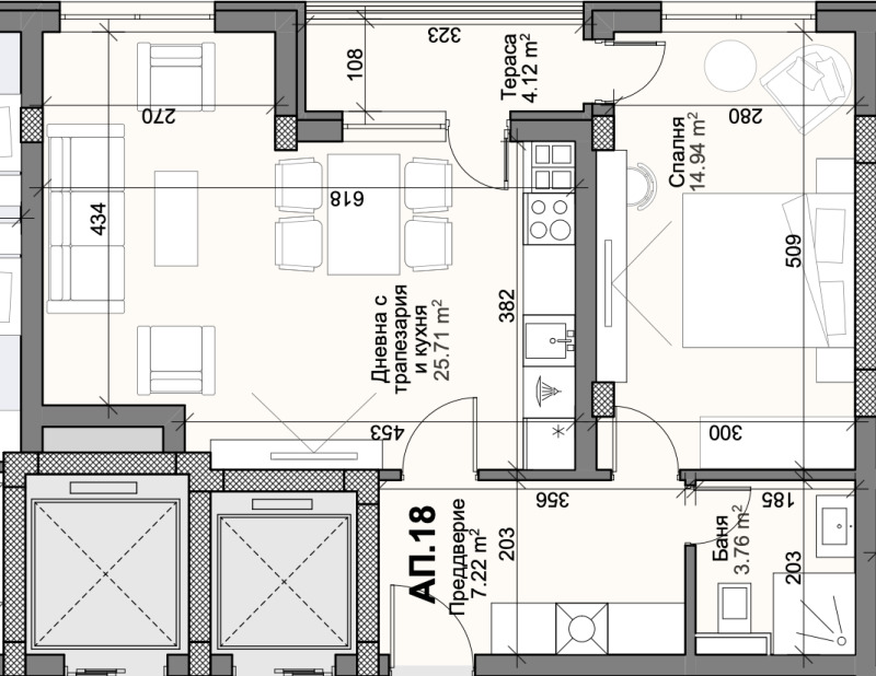 Продава  2-стаен град Пловдив , Кършияка , 83 кв.м | 12704837 - изображение [4]