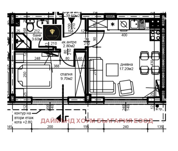 Продаја  1 спаваћа соба Пловдив , Христо Смирненски , 48 м2 | 11480592 - слика [2]