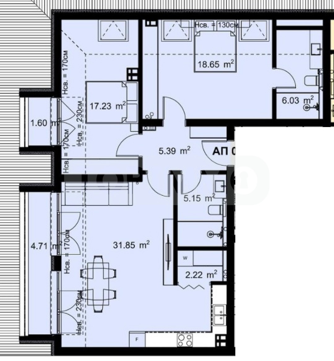Продава 3-СТАЕН, гр. Варна, Виница, снимка 11 - Апартаменти - 55552045
