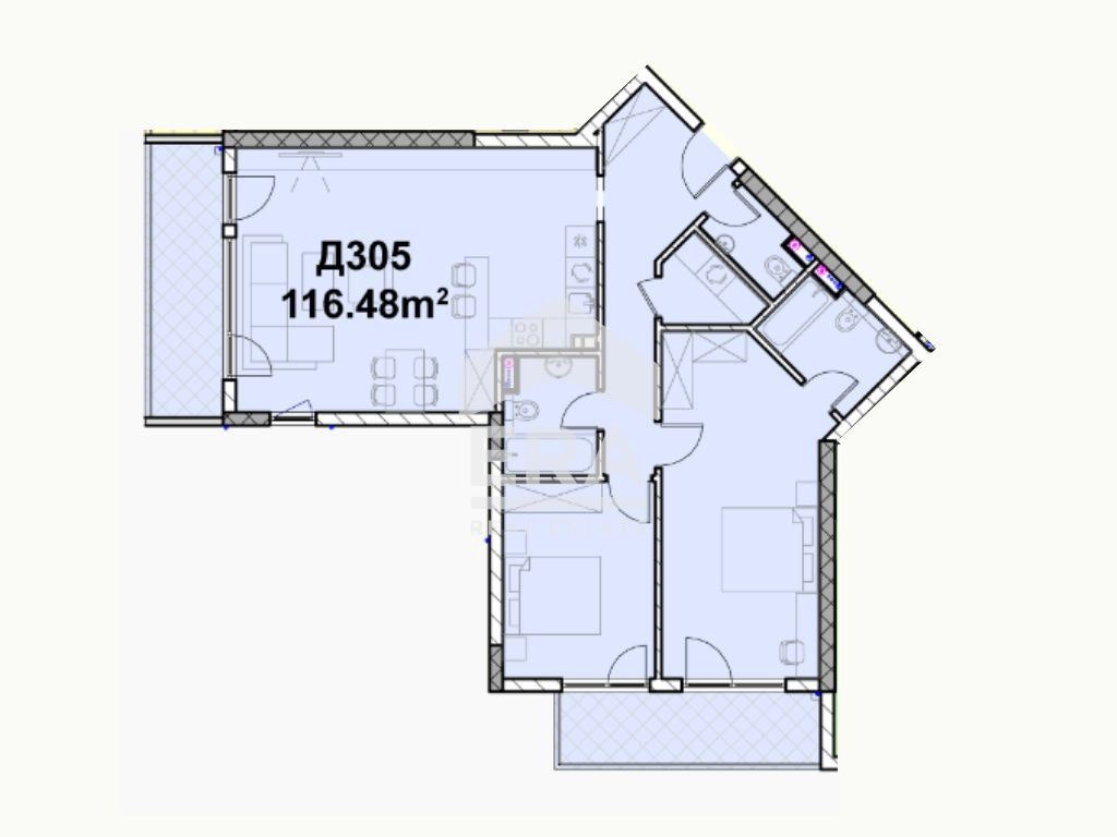 Продава 3-СТАЕН, гр. София, Полигона, снимка 6 - Апартаменти - 55927782