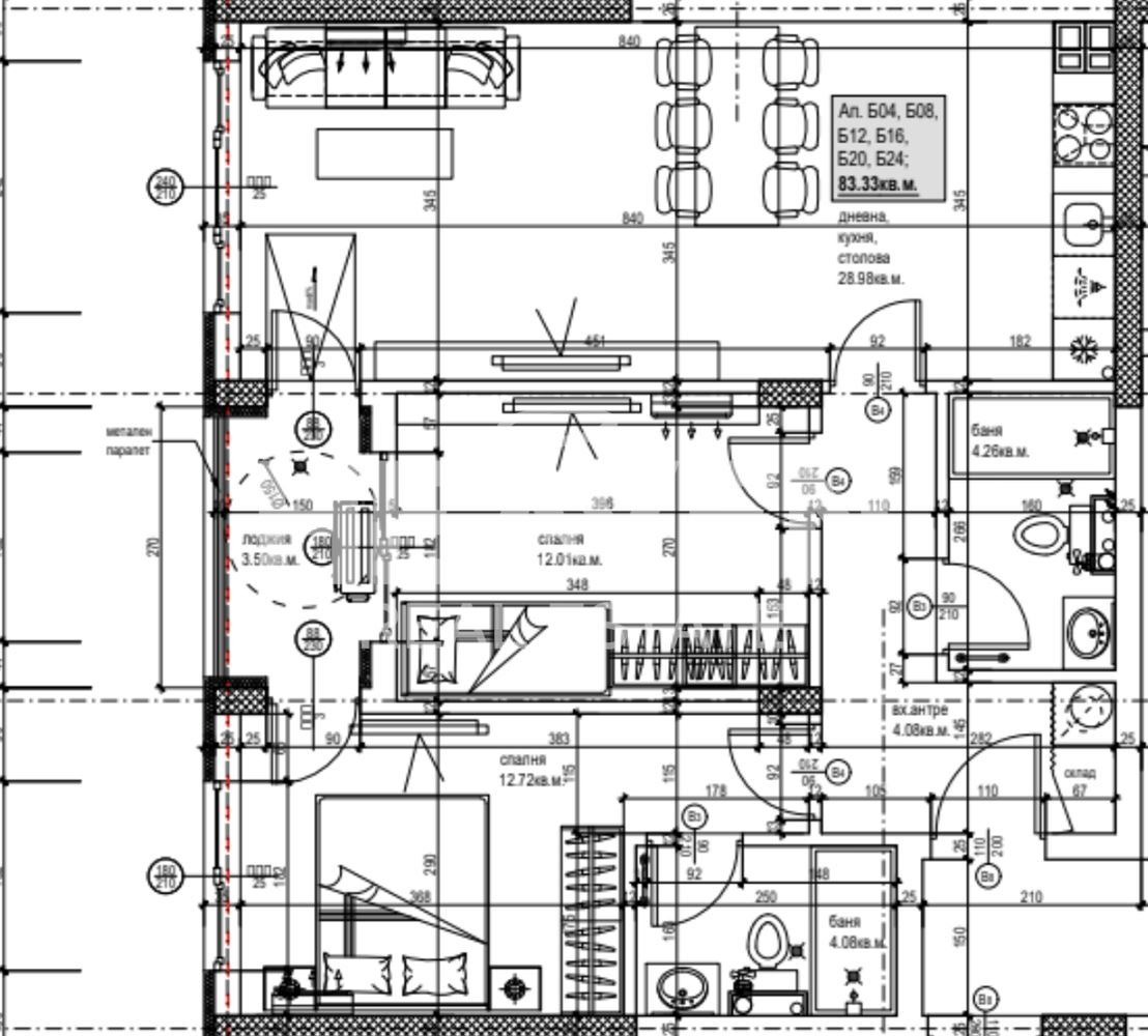 Продава 3-СТАЕН, гр. Пловдив, Кючук Париж, снимка 2 - Апартаменти - 54108752