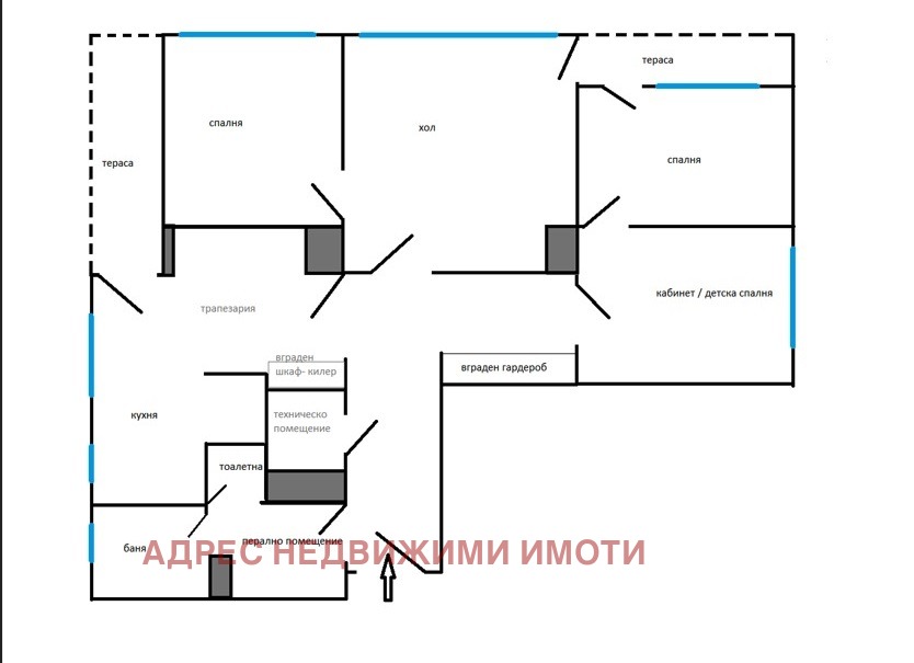 Продава МНОГОСТАЕН, гр. Стара Загора, Център, снимка 8 - Апартаменти - 54608475