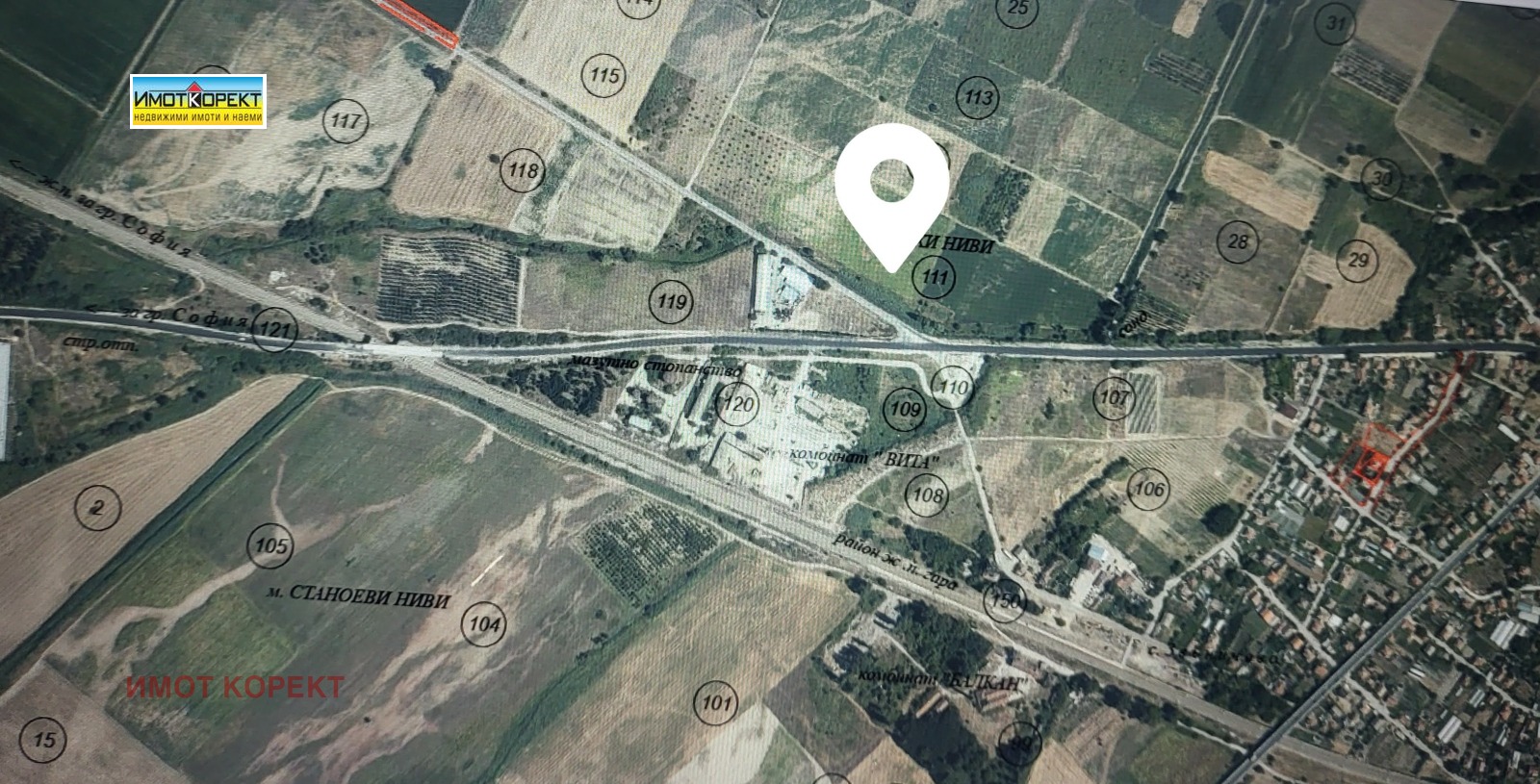 Продава ПАРЦЕЛ, с. Звъничево, област Пазарджик, снимка 2 - Парцели - 54269484