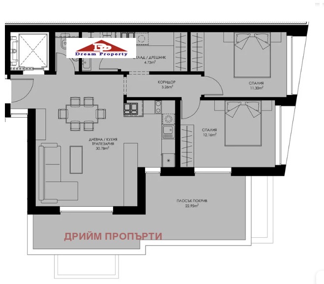 Zu verkaufen  2 Schlafzimmer Sofia , Oborishte , 107 qm | 57888373 - Bild [2]