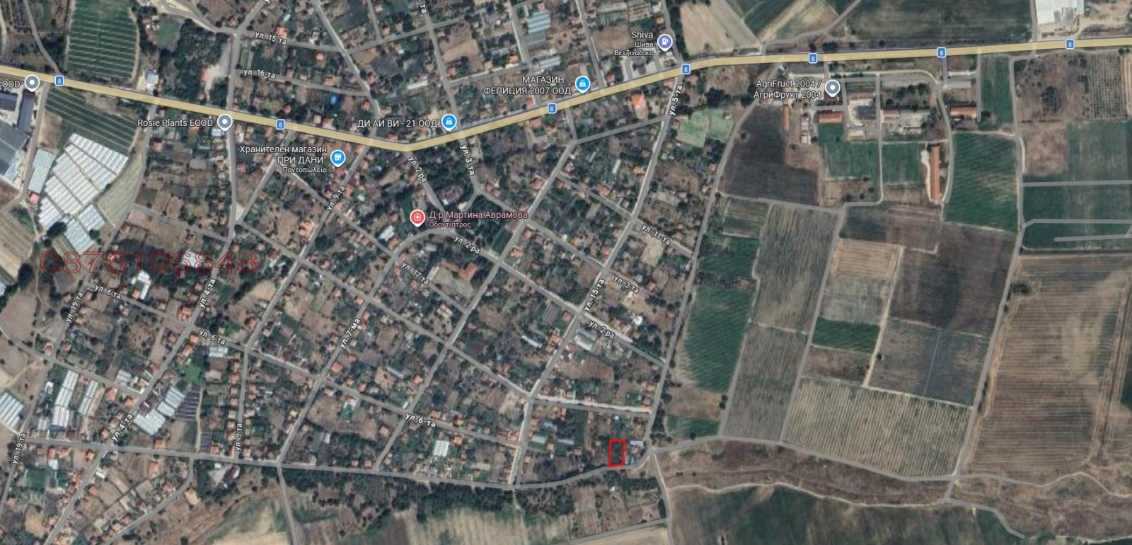 Продава ПАРЦЕЛ, с. Лозен, област Пазарджик