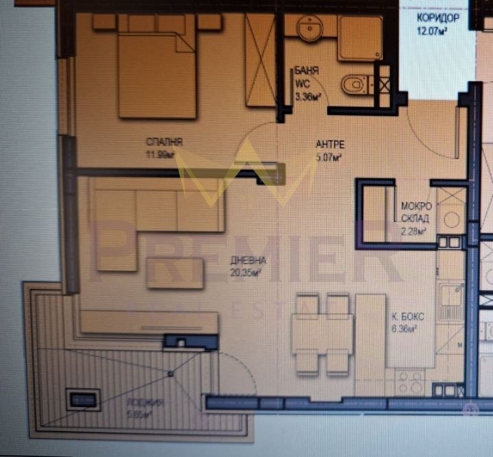 De vânzare  1 dormitor Sofia , Mladost 4 , 82 mp | 76926442 - imagine [5]