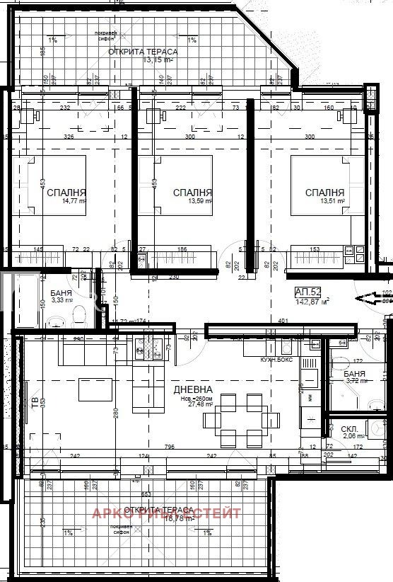 Продается  3 спальни София , Център , 169 кв.м | 39456797 - изображение [3]