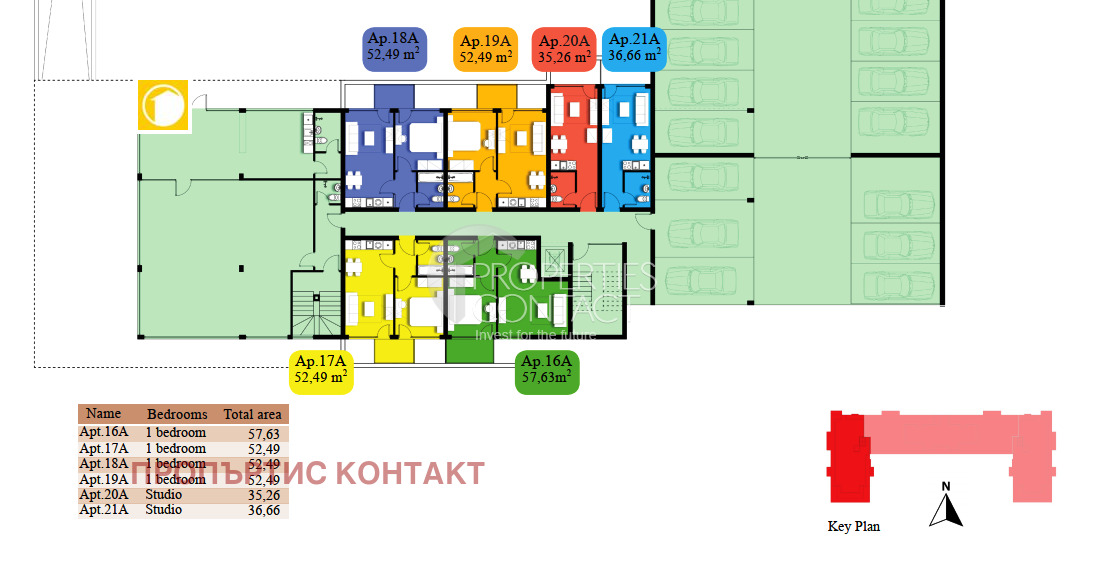 Продава 1-СТАЕН, гр. Свети Влас, област Бургас, снимка 15 - Апартаменти - 53626054