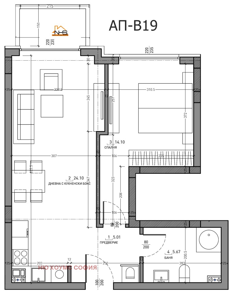 Продава 2-СТАЕН, гр. София, Малинова долина, снимка 8 - Aпартаменти - 46488044