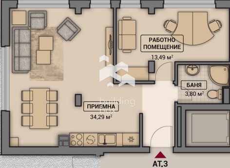 Продава 2-СТАЕН, гр. София, Манастирски ливади, снимка 2 - Aпартаменти - 47064371