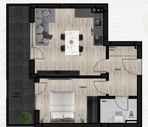 Продава  2-стаен, град Пловдив, Кючук Париж • 76 625 EUR • ID 46943418 — holmes.bg - [1] 