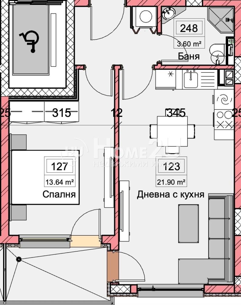 Продава 2-СТАЕН, гр. Варна, Кайсиева градина, снимка 4 - Апартаменти - 54674971