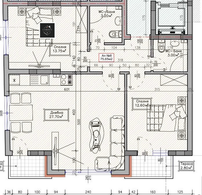 Na sprzedaż  2 sypialnie Pazardżik , Centar , 90 mkw | 38093965 - obraz [9]