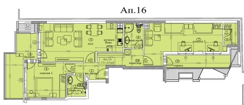 Продава 3-СТАЕН, гр. София, Белите брези, снимка 2 - Апартаменти - 52390487