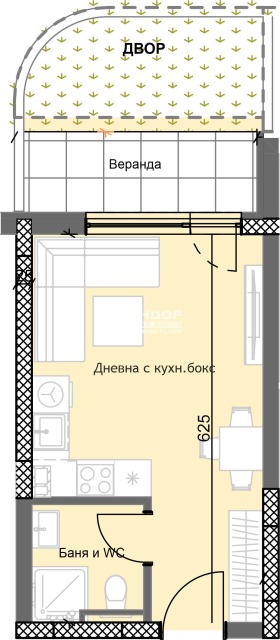 1-стаен град Пловдив, Тракия 2