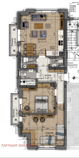 2 chambres Nadejda 4, Sofia 2