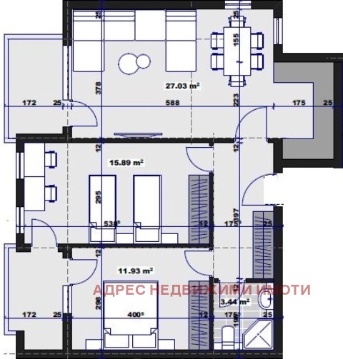 Продава 3-СТАЕН, гр. Стара Загора, Три чучура - север, снимка 2 - Aпартаменти - 48417140