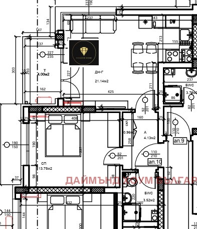 À venda  1 quarto Plovdiv , Hristo Smirnenski , 69 m² | 41199625 - imagem [3]