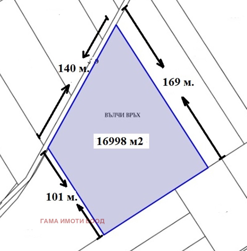 Продава  Парцел град Бургас , Изгрев , 16998 кв.м | 59893445 - изображение [2]