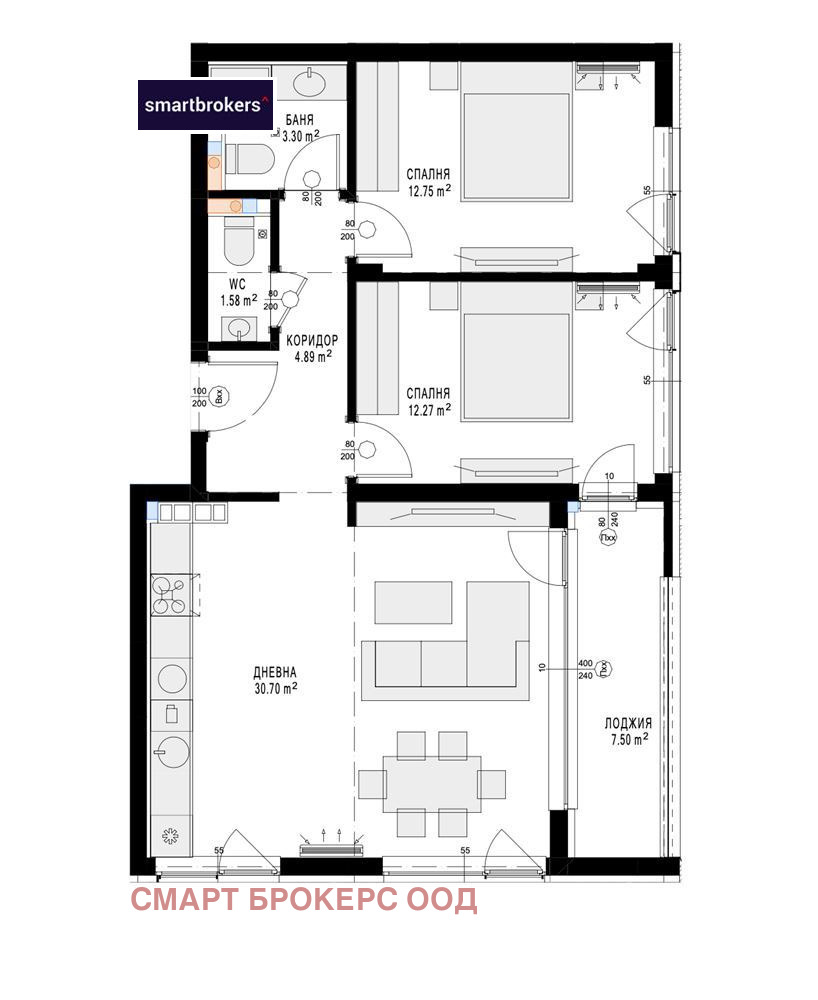 Продава 3-СТАЕН, гр. София, Славия, снимка 6 - Апартаменти - 56453930