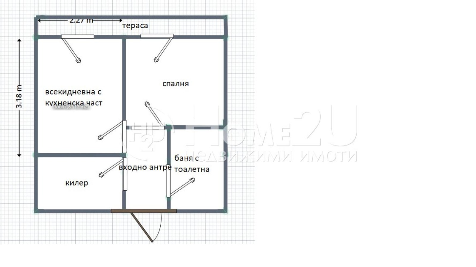 Продава 2-СТАЕН, гр. Варна, Победа, снимка 15 - Апартаменти - 54738591