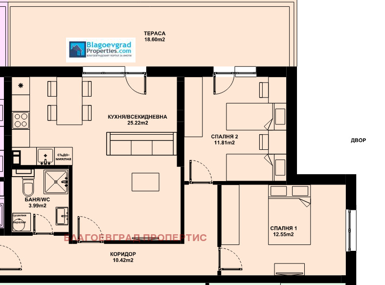 Продава  3-стаен град Благоевград , Еленово 2 , 103 кв.м | 40326771 - изображение [4]