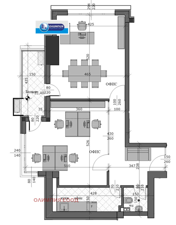 Продава  Офис град Русе , Център , 114 кв.м | 24799628 - изображение [3]