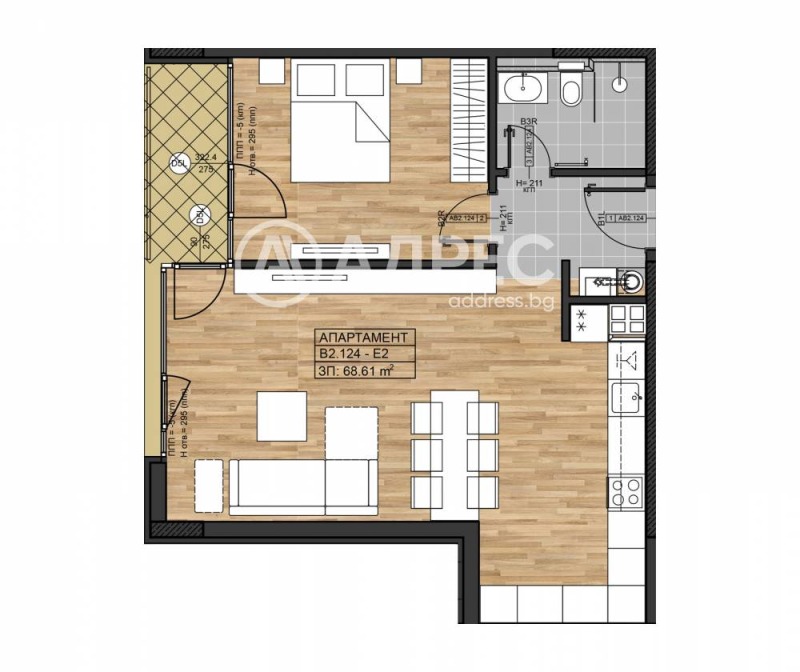 En venta  1 dormitorio Sofia , Boyana , 86 metros cuadrados | 14156246 - imagen [4]