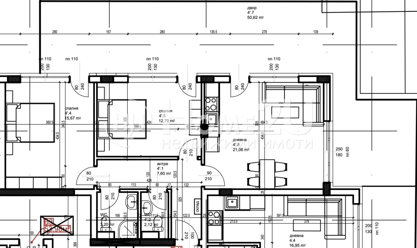 Продава 3-СТАЕН, гр. София, Малинова долина, снимка 3 - Апартаменти - 54353033