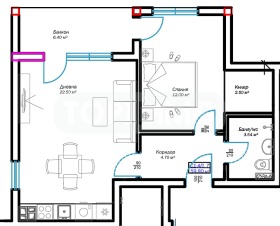 1 Schlafzimmer m-t Ptschelina, Warna 9