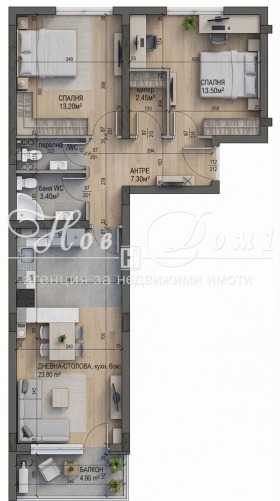 3-СТАЕН, 102 m2