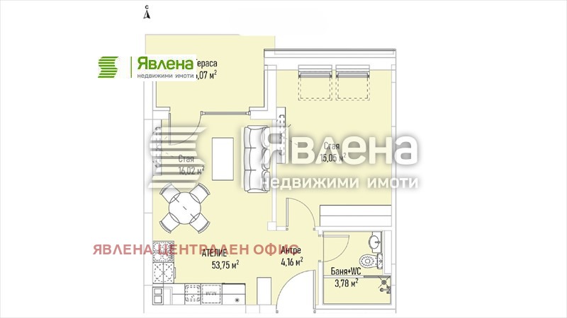 De vânzare  1 dormitor Sofia , Lozeneț , 64 mp | 75499413 - imagine [7]