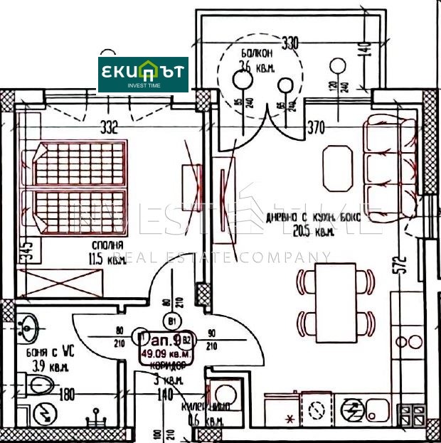 Продается  1 спальня Варна , Галата , 56 кв.м | 55817585 - изображение [2]