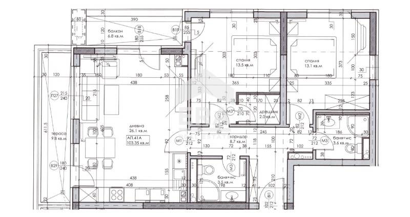 Продава 3-СТАЕН, гр. София, Дружба 2, снимка 3 - Апартаменти - 53385759