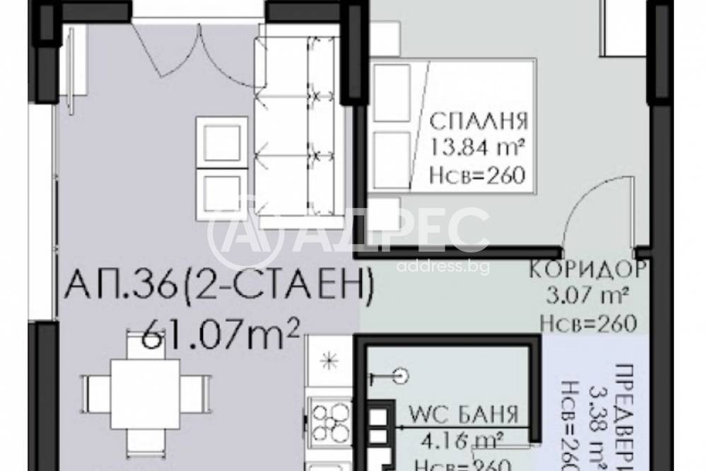 Продава 2-СТАЕН, гр. София, Овча купел 1, снимка 4 - Апартаменти - 54854118
