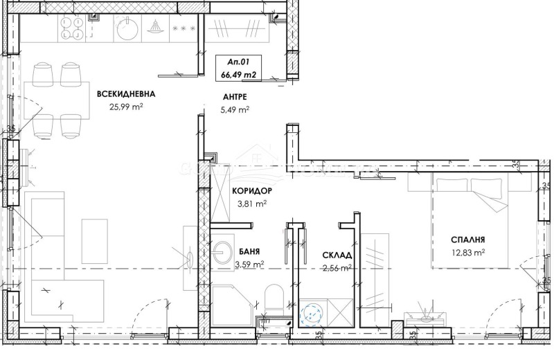 Продава  2-стаен град Пловдив , Христо Смирненски , 77 кв.м | 88837894 - изображение [4]