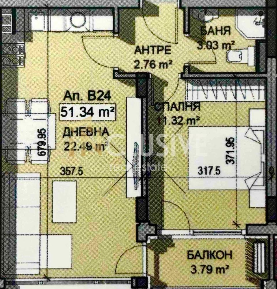 Продава 2-СТАЕН, гр. София, Манастирски ливади, снимка 2 - Апартаменти - 56205590