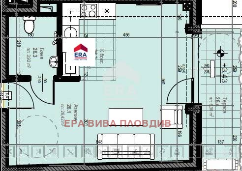 For Sale  Studio Plovdiv , Karshiyaka , 59 sq.m | 11245714