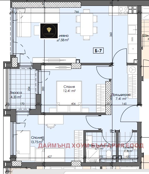 For Sale  2 bedroom Plovdiv , Gagarin , 99 sq.m | 49035146 - image [2]