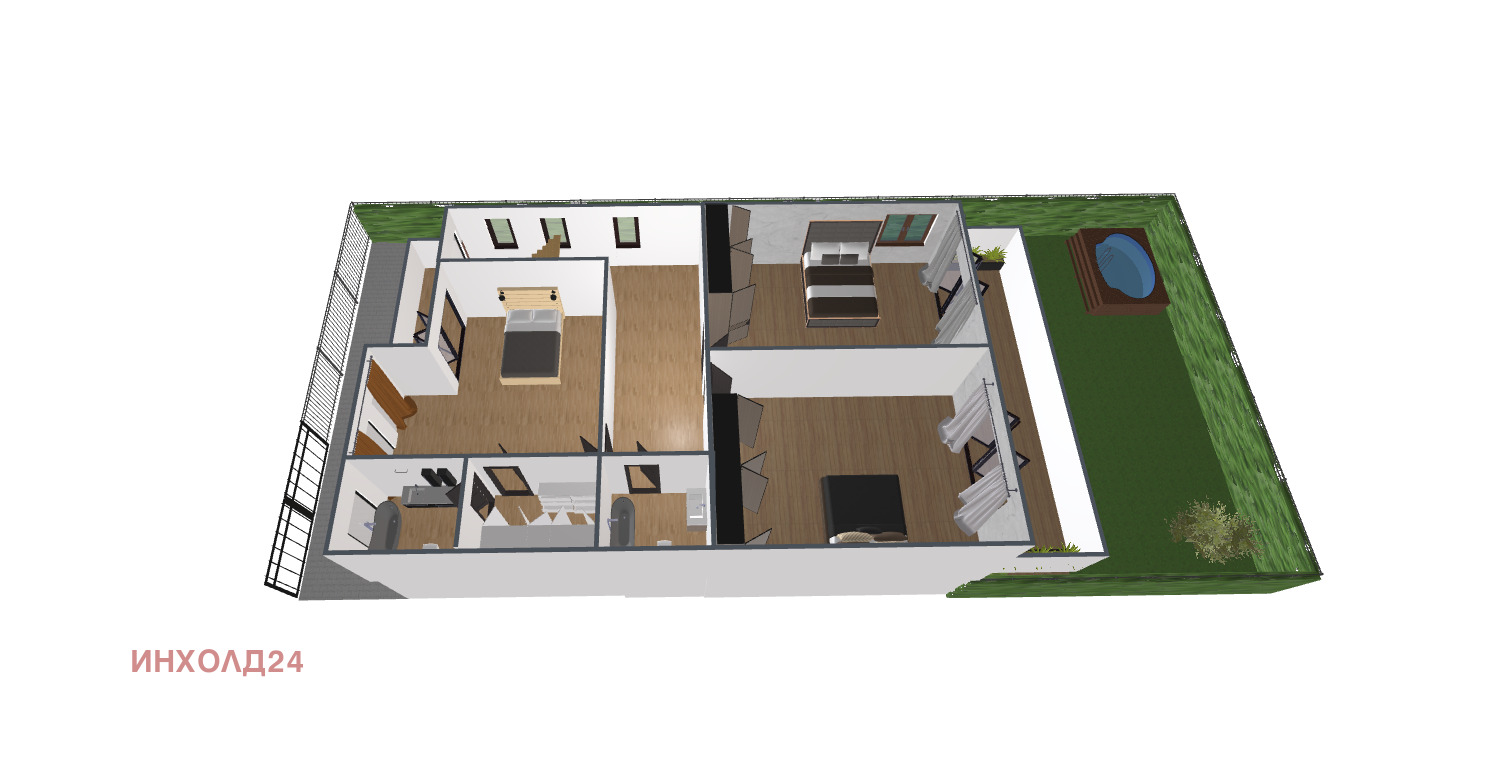 Продава КЪЩА, гр. София, с. Казичене, снимка 16 - Къщи - 53870927